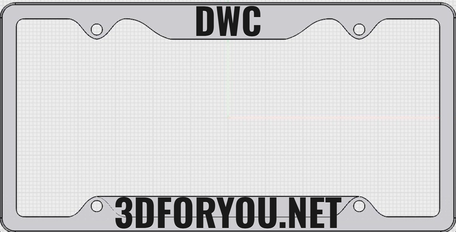 Small top and bottom text